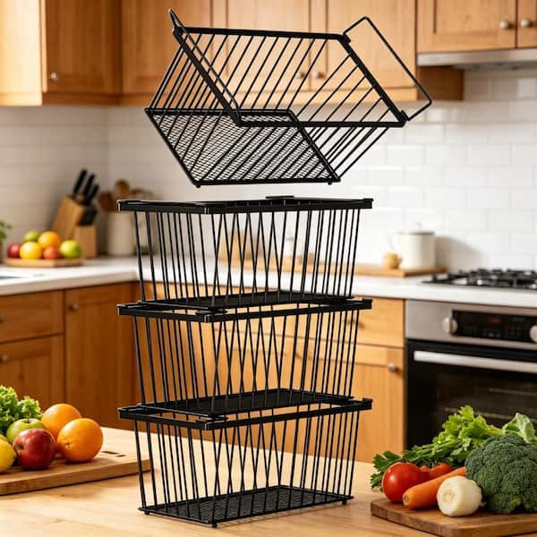 ategisシェルフ Esepony Stackable Freezer Organizer Bins for Small Chest Freezer