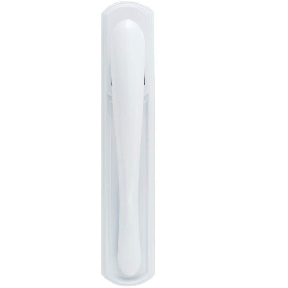 Brookfield White Zinc Surface Mount Latch for Storm Doors