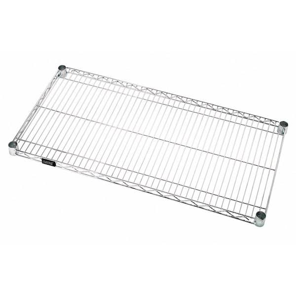 QUANTUM STORAGE SYSTEMS One Industrial 18 x in. L Chrome Wire Shelf 1860C - The Home Depot