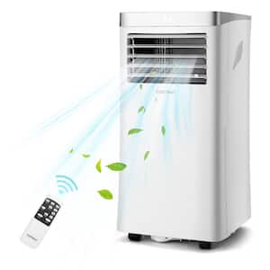 5,000 BTU Portable Air Conditioner Cools 220 Sq. Ft. with Remote Control in White