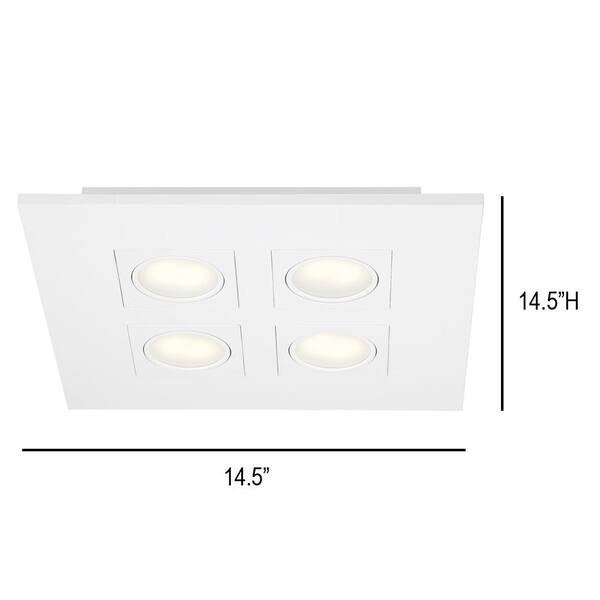 hampton bay 4 light led directional surface mount