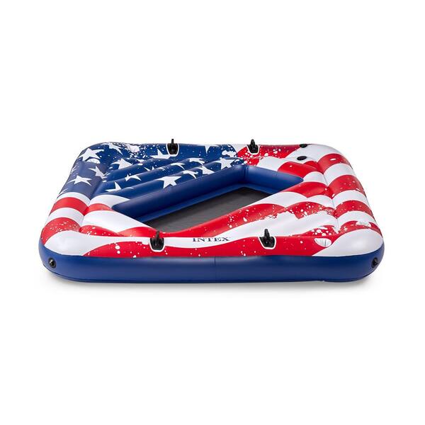 intex american flag float