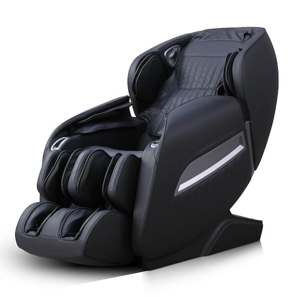 Toswin Black Full Body Zero Gravity Shiatsu Robots Hands SL-Track with Body Scan Bluetooth Heat Massage Chair