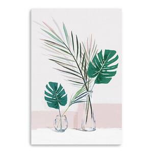 Victoria Green Foliage Leaves by Unknown 1-Piece Giclee Unframed Nature Art Print 24 in. x 16 in.