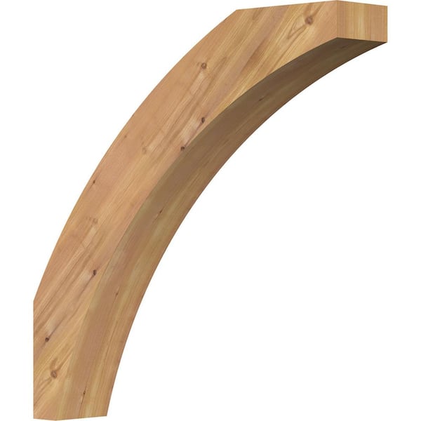 Ekena Millwork 5 1/2"W x 30"D x 30"H Thorton Smooth Knee Brace, Western Red Cedar