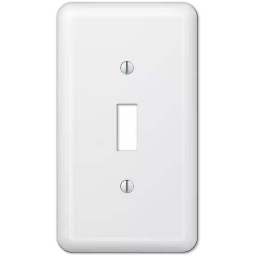 Declan 1-Gang White Toggle Steel Wall Plate price history on PriceWatchPro