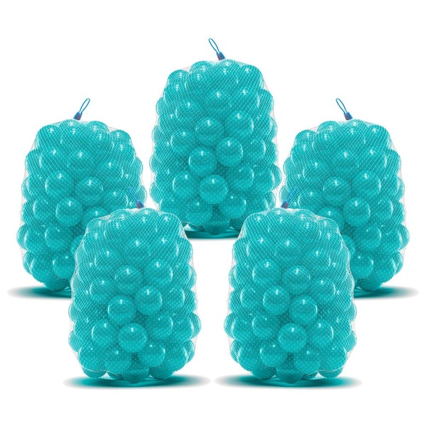 Upper Bounce Machrus Upper Bounce Crush Proof Plastic Trampoline Pit Balls in Turquoise (500Pack)