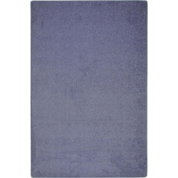 Joy Carpets Kid Essentials Endurance 12' x 6' Area Rug in Color Glacier Blue