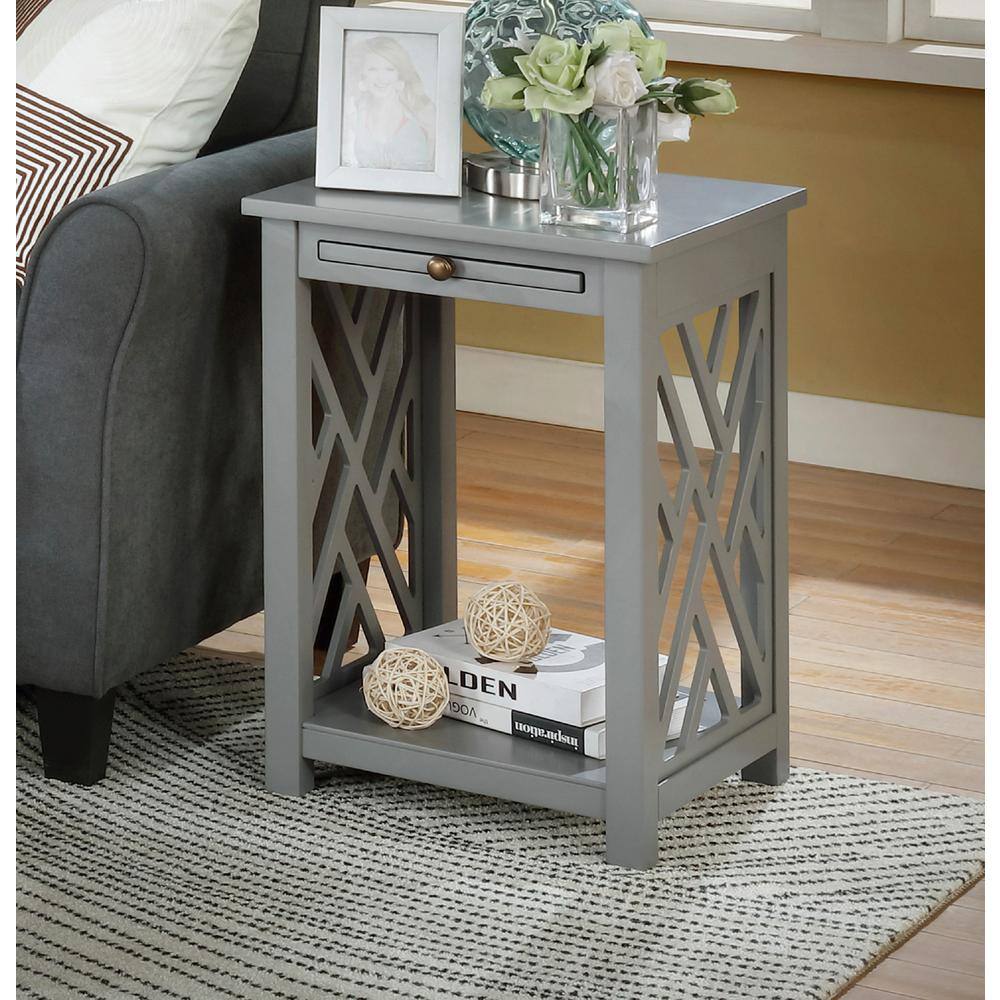 Coventry Gray Pine 3-Piece Coffee and End Table Set