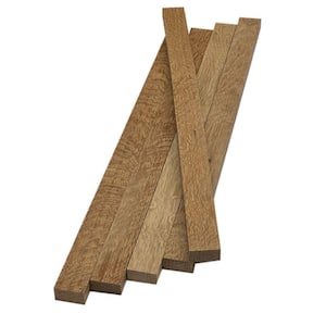 1 in. x 2 in. x 2 ft. Rift/Quartered Sawn White Oak S4S Hardwood Board (5-Pack)