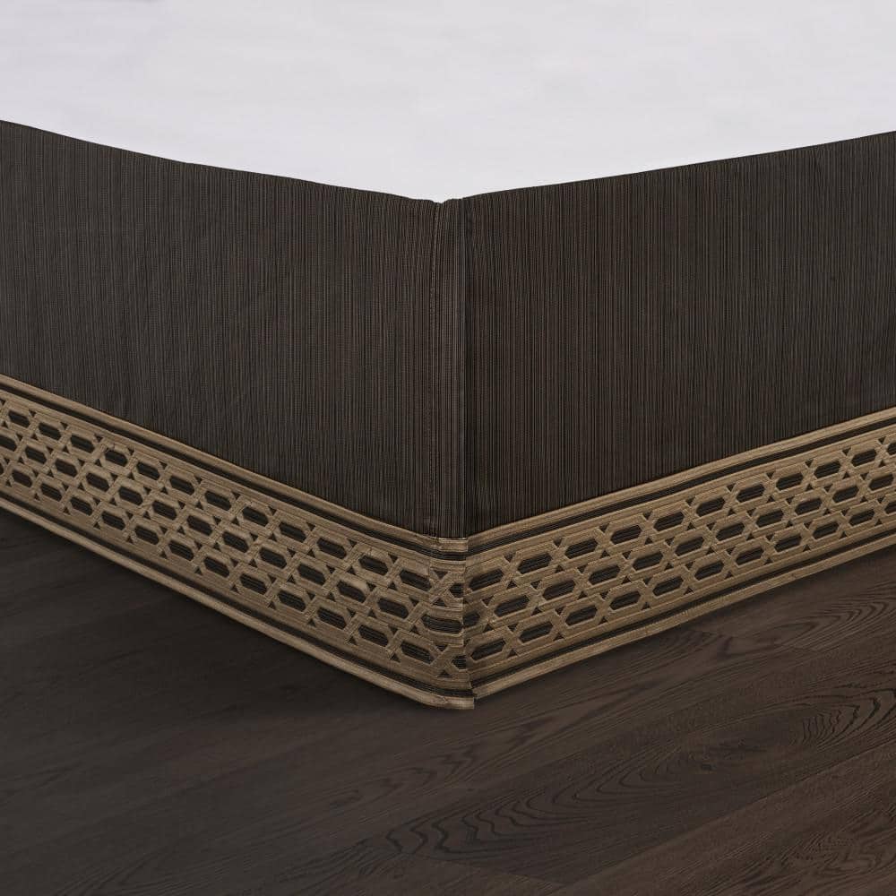 Bronze King 4-Piece Embossed Comforter Set