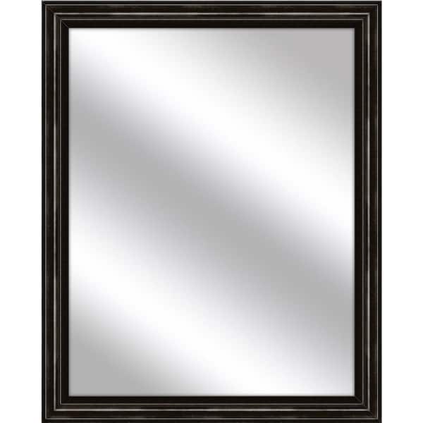 PTM Images Medium Rectangle Dark Bronze Art Deco Mirror (32.75 in. H x 26.75 in. W)