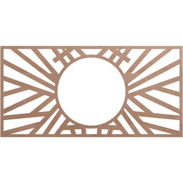 Ekena Millwork 0.25 in. x 40 in. x 20 in. Wood Medallion Moulding