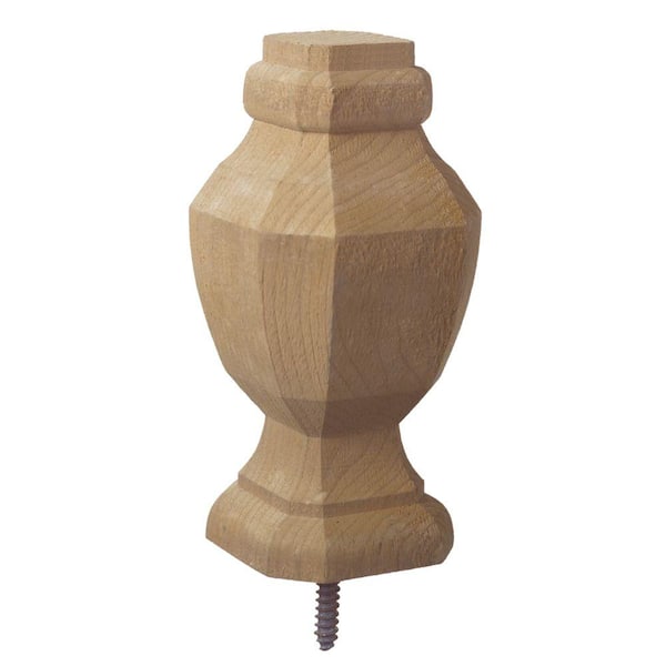 ProWood 2.75 in. x 6.75 in. Pressure-Treated Wood Octagon Finial (6-Pack)