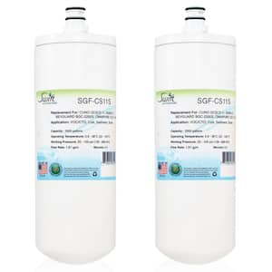 SGF-CS11S Compatible Commercial Water Filter for 55895-01, BGC-2200S, CELF-1M-P, (2 Pack)