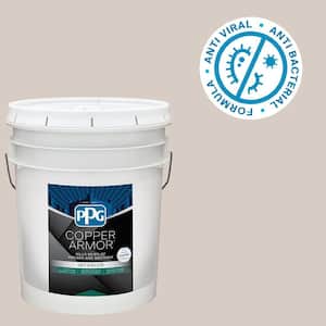 5 gal. PPG18-02 River Rock Eggshell Antiviral and Antibacterial Interior Paint with Primer