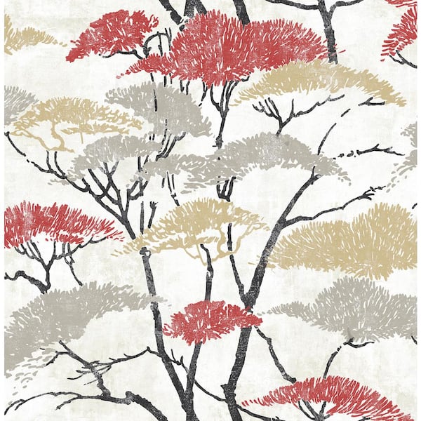 Seabrook Designs Confucius Tree Paper Strippable Roll (Covers 56 sq. ft.)