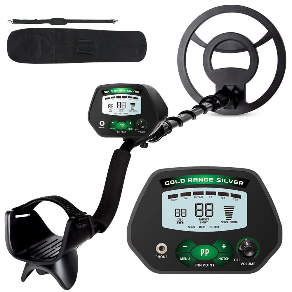 Metal Detector for Adult and Beginners,Gold Detectors w/10 in. Coil Pinpoin