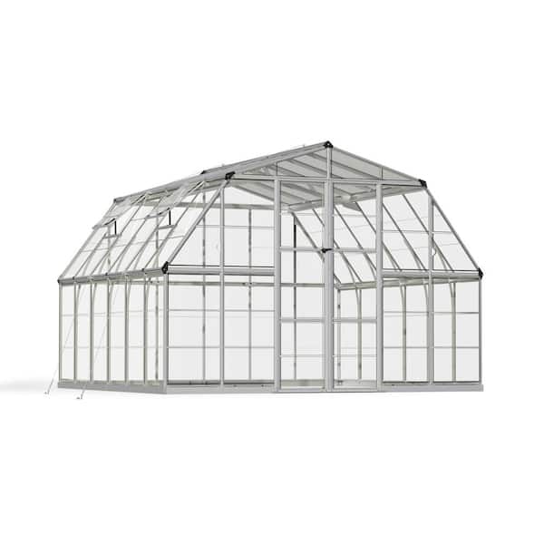 CANOPIA by PALRAM Americana 12 ft. x 12 ft. Hybrid Silver/Clear DIY Greenhouse Kit