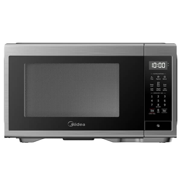 1.1 cu. ft. 1000-Watt Countertop Microwave Oven with 10 Power Levels, Quiet Operation, Child Lock, Stainless Steel
