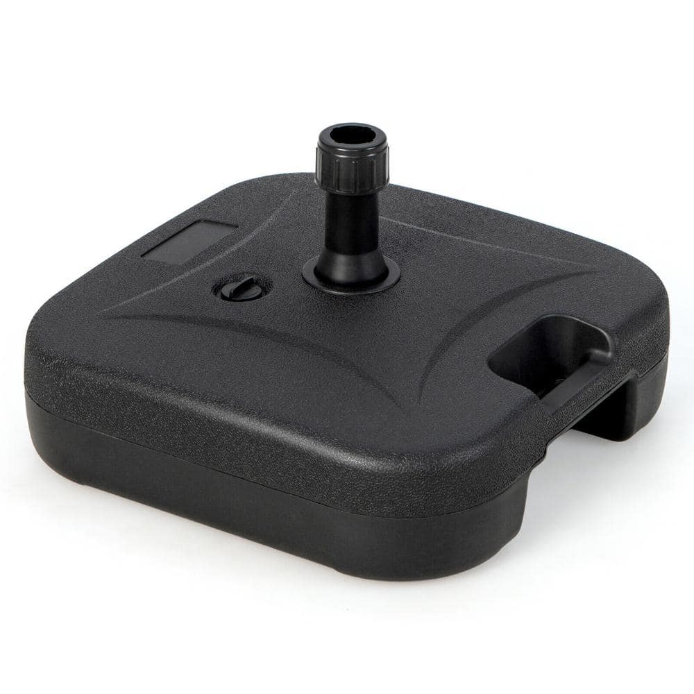 4 lb. Fillable Patio Umbrella Base Stand Water and Sand Filled Weighted Market Pole 1.5 in.  Black price history on PriceWatchPro