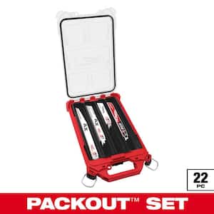 Milwaukee PACKOUT SAWZALL Reciprocating Saw Blade Set (15-Pack
