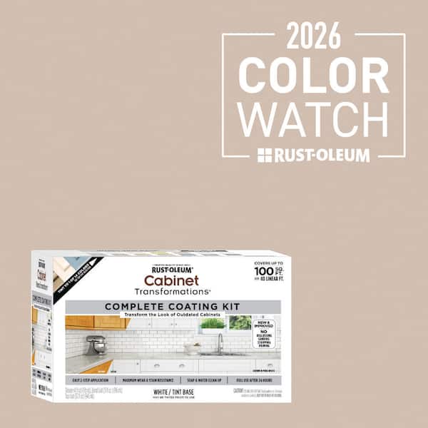 Rust-Oleum Transformations 1 qt. Satin Smokey Beige Interior Cabinet ...