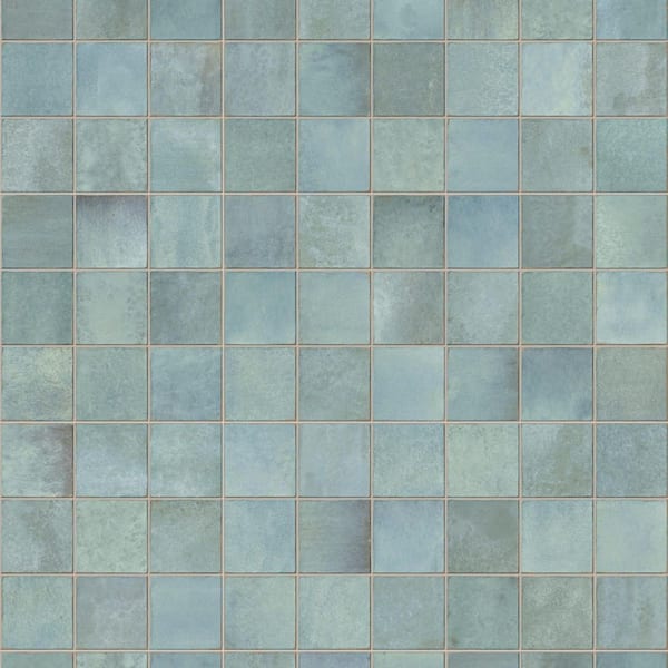 Spanish Amaris Teal 12 in. x 24 in. Glazed Porcelain Wall Tile (5 PCS, 10.76 sq. ft. /Case)