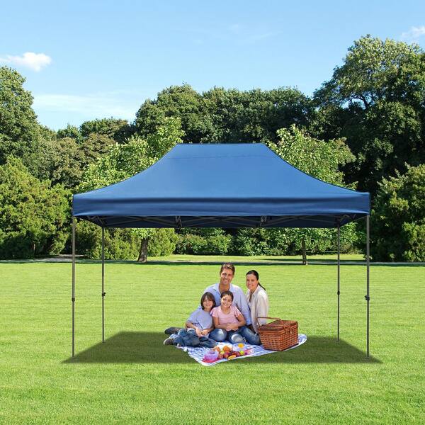 BLUE GIANT 34冊 10 ft. x 15 ft. Blue Instant Pop Up Gazebo Canopy Tent