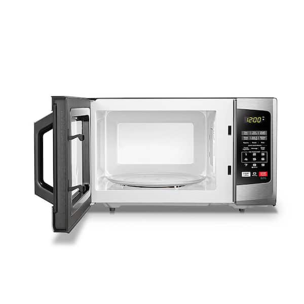 Toshiba EM925A5A-SS Microwave Oven with Sound On/Off Eco Mode and LED Lighting 0.9 Cu. ft Stainless Steel