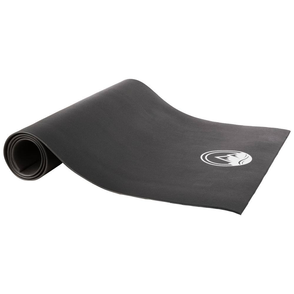 Wakeman Black 30" x 72" Non-Slip Exercise Mat