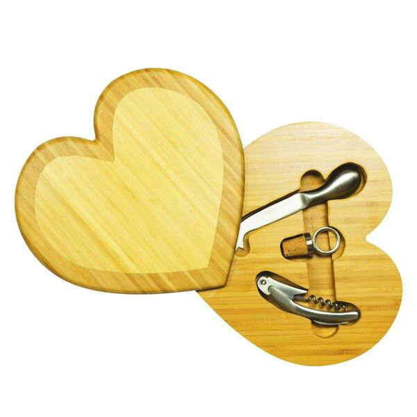 Legacy 4-Piece Bamboo Cutting Board with Tool Set