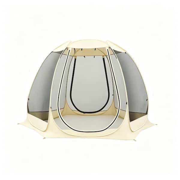 10'x10' Pop Up Screen Gazebo Tent with mosquito mesh and carry bag for outdoor camping