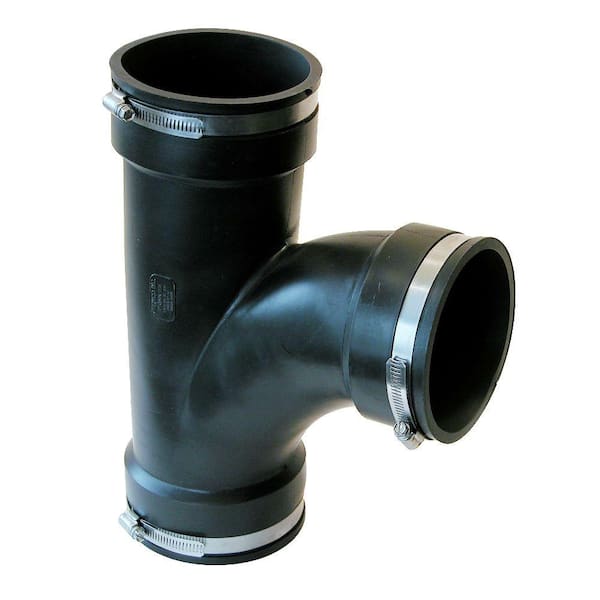 Fernco 4 in. Flexible PVC Qwik Tee