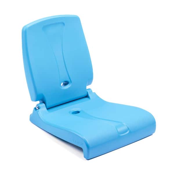 Step2 Flip Seat Capri Blue Resin Indoor/Outdoor Portable and Foldable Chair with Handle