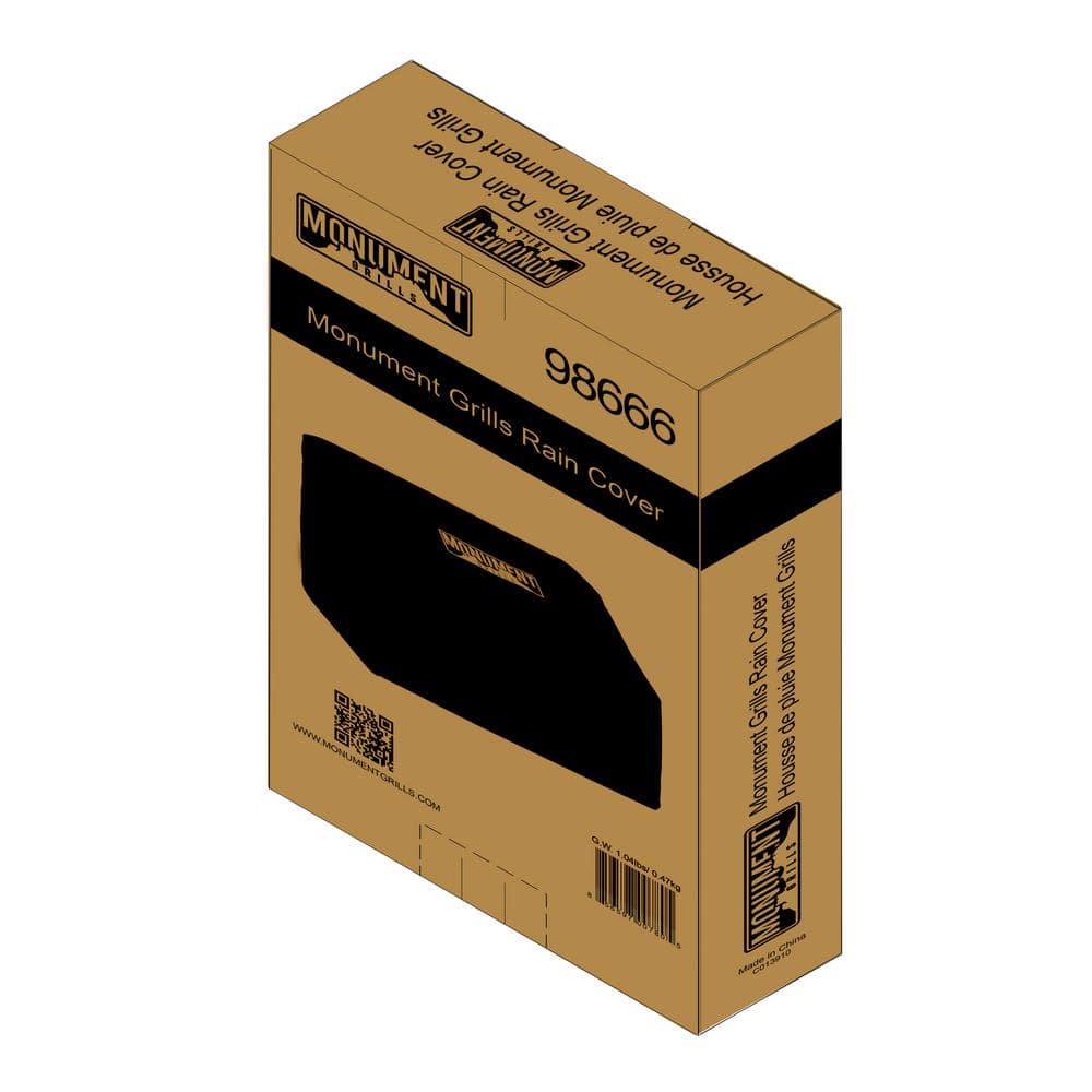 Black Heavy Duty Waterproof Gas Grill Cover with Draw String