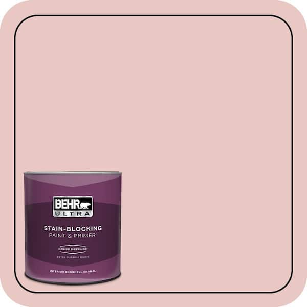 BEHR ULTRA 1 qt. #150E-2 Kashmir Pink Extra Durable Eggshell Enamel Interior Paint & Primer