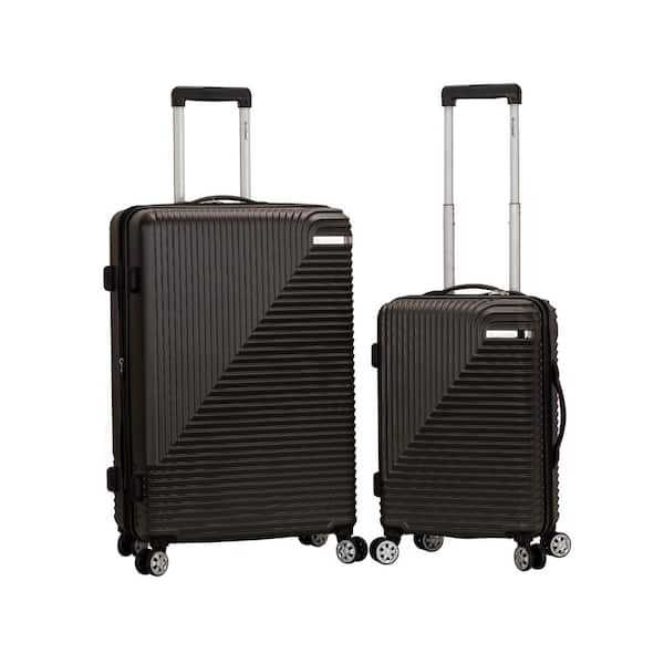 Rockland Star Trail 2-Piece Gray Hardside Spinner Luggage Set