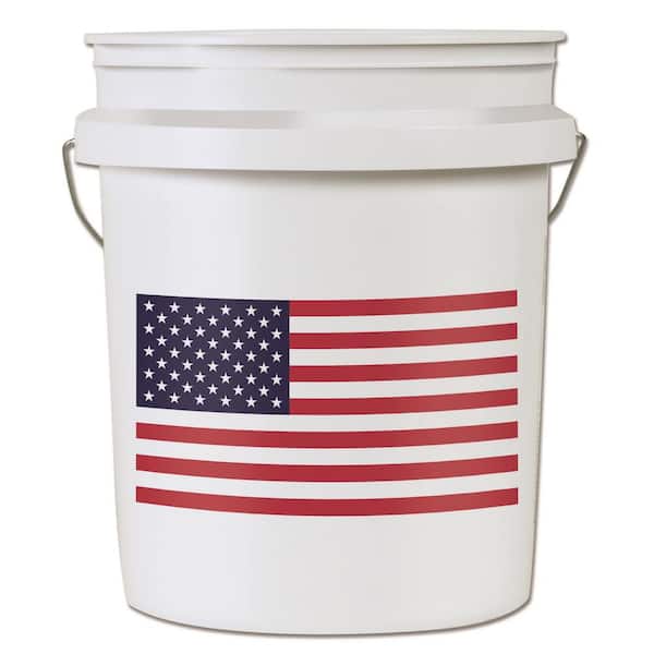 Usa Flag 5 gal. Bucket