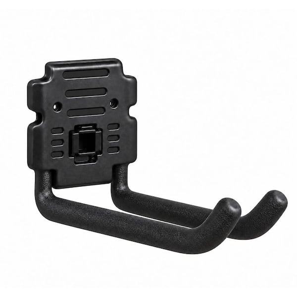 8 in. L 40 lb. Load Capacity Steel Double Hook