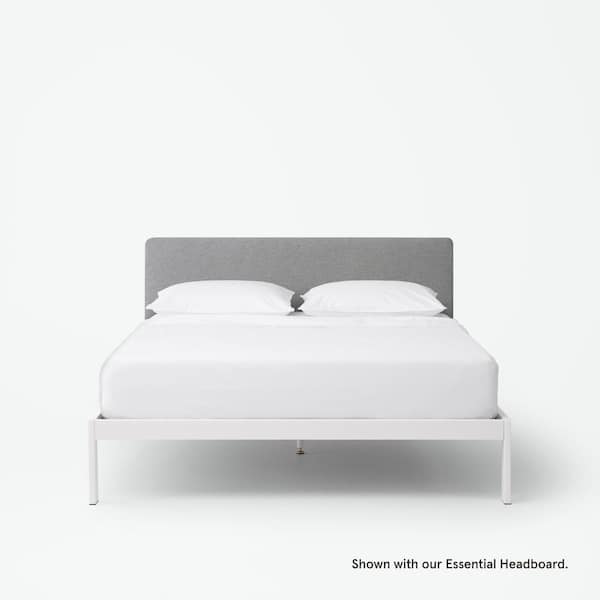 TUFT & NEEDLE Essential White Metal Frame Queen Platform Bed