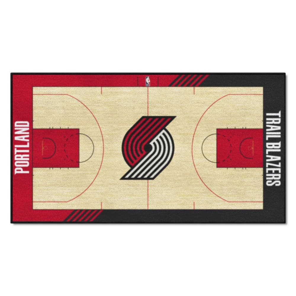 FANMATS NBA Retro Atlanta Hawks Red 2 ft. x 4 ft. Court Area Rug 35229 -  The Home Depot