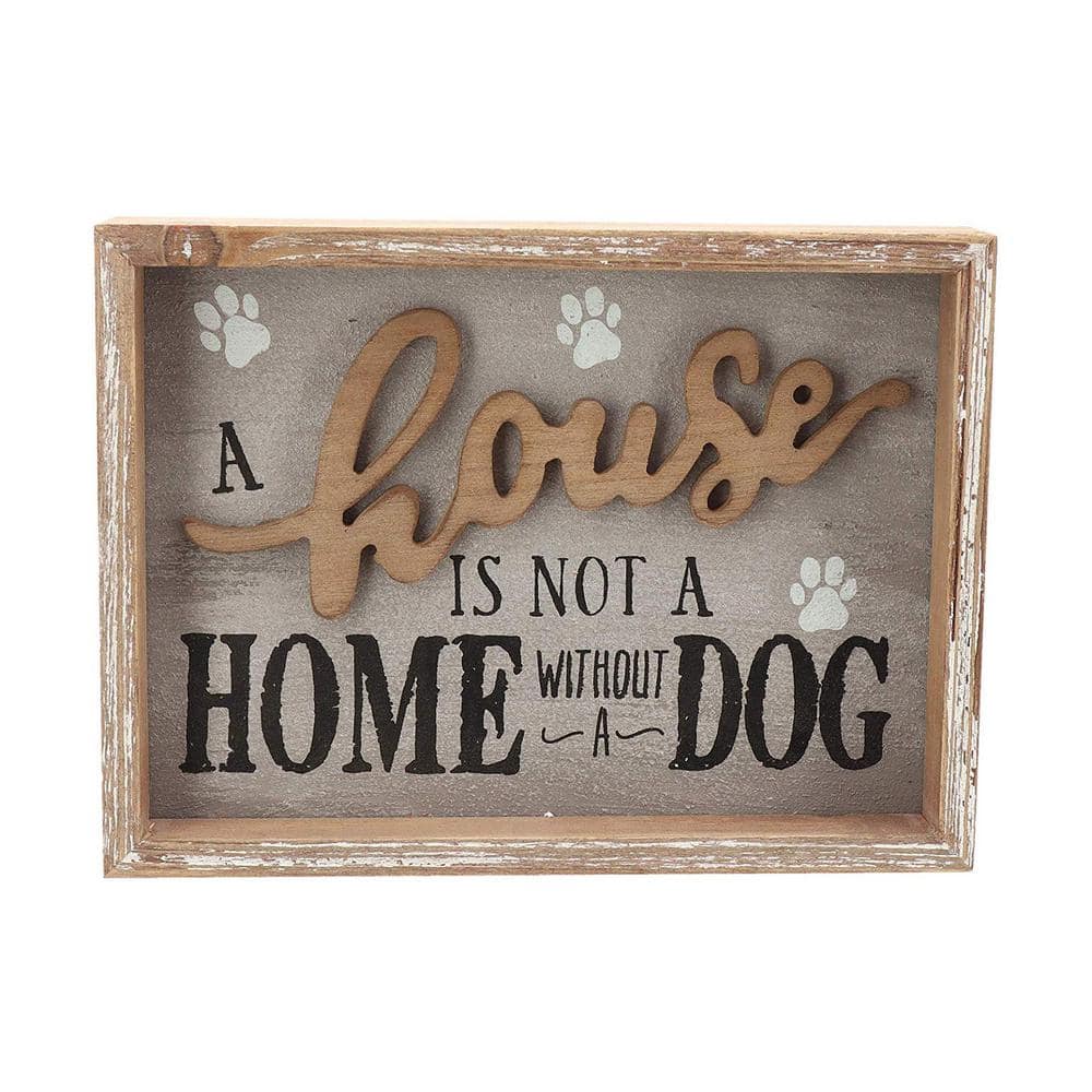 Targa in Legno appesa a Parete Art Decorative for Home House Bar Cafe Tea Barbecue Shop Tarfy 1 X A House Is Not A Home Without Golden Retriever By Sjt