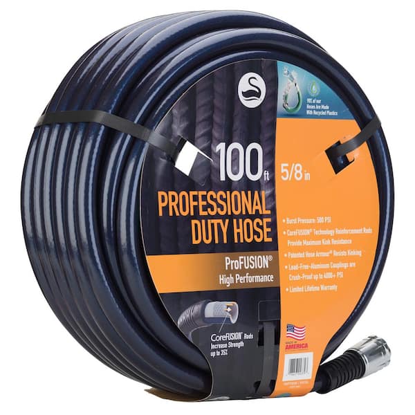 Swan Professional Duty ProFUSION Hose, 5/8 in. x 100 ft. CSNHPFT58100 - The  Home Depot