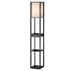 adesso parker shelf floor lamp