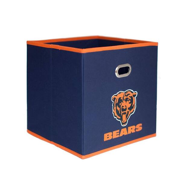 MyOwnersBox Chicago Bears NFL Store-Its 10-1/2 in. x 10-1/2 in. Navy Blue Fabric Drawer