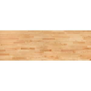 4 ft. L x 25 in. D Finished Engineered Birch Butcher Block Countertop