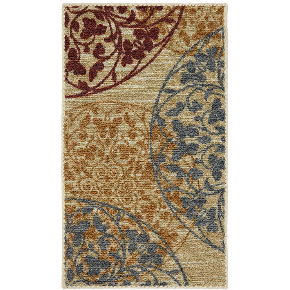 Mohawk Home Medallones Garden 1 ft. 6 in. x 2 ft. 6 in. Machine