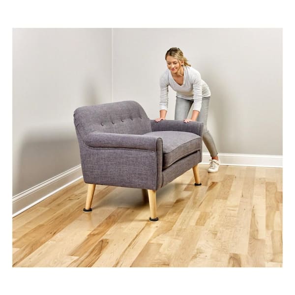 12 PC Soft Furniture Sliders Pads Magic Movers Floor Wood Carpet Floor  Protector