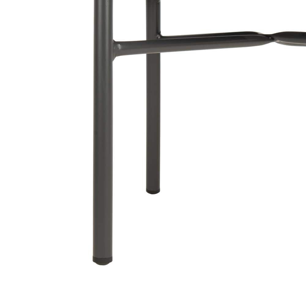 Matteo Gray Rope Arm Dining Chairs with Cushions, Set of 2